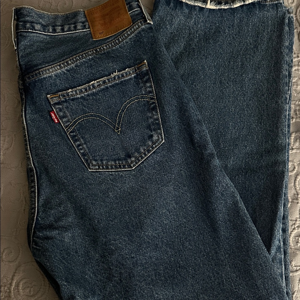 Levi's Dark Blue Denim Jeans